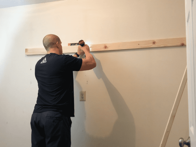 Drilling Anchor Boards Into Wall