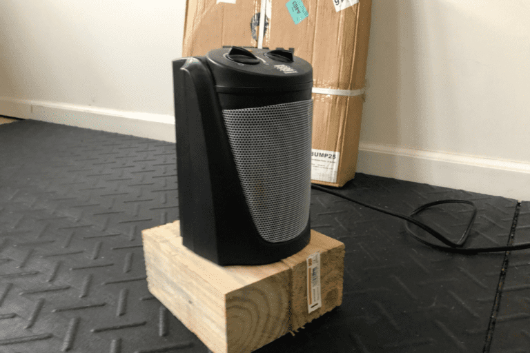Can a Space Heater Really Heat a Garage Gym?