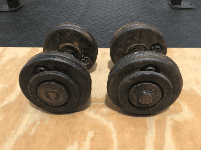 Old Pair of Dumbbells