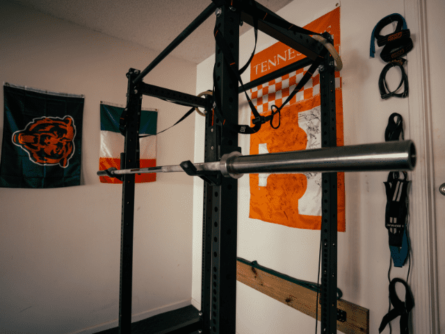 Side View of Squat Rack