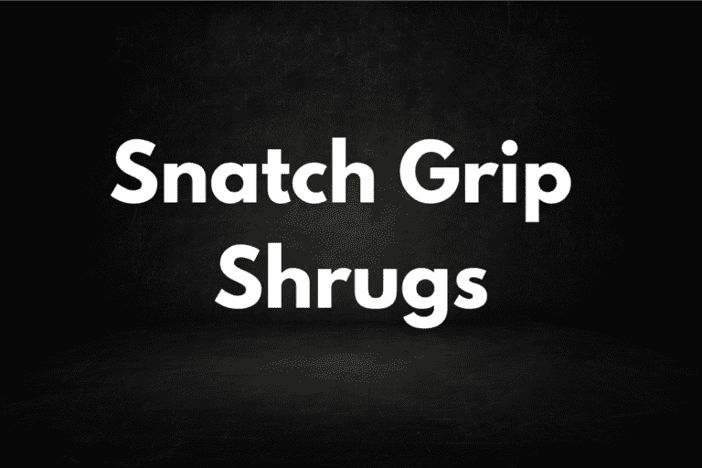 Snatch Grip Barbell Shrugs (How To & Alternatives)