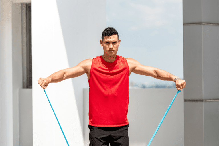 Band Lateral Raise (How To, Muscles Worked, Benefits)