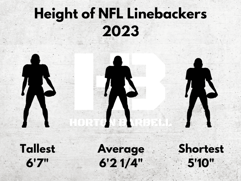 Height of NFL Linebackers 2023 2.0