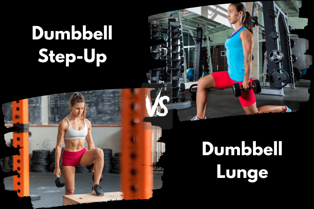 Dumbbell Step-Up vs Dumbbell Lunge
