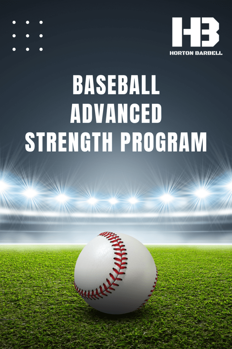 Baseball Advanced Strength Program Cover