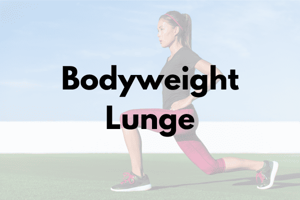Bodyweight Lunge Cover
