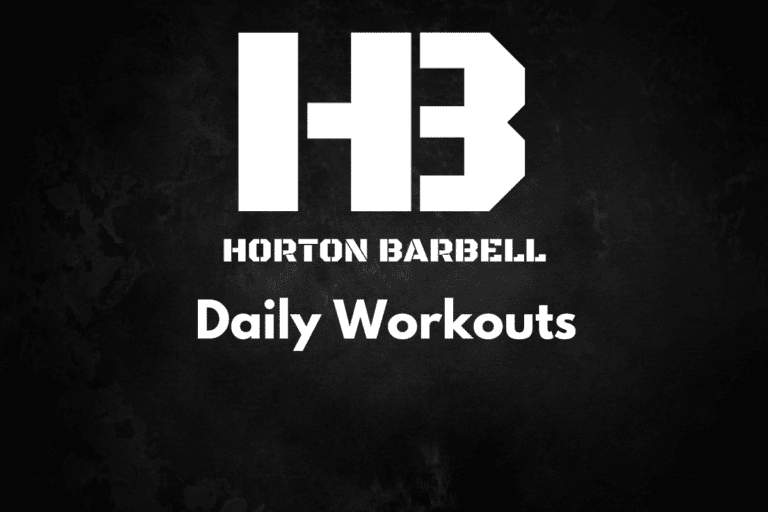 Non Running Cardio (Daily Workouts – 022124)