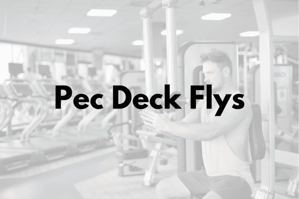 Pec Deck Flys Cover